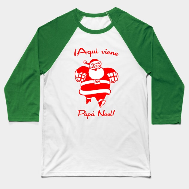 Papa Noel Baseball T-Shirt by Vandalay Industries